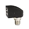 Asi M12 To RJ45 Adapter, Male M12 D-Coded, Thru Panel Right Angle, Shielded ASITPA-4512MD-RA - alternate 1
